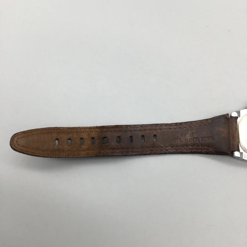 Timex Expedition Dual Time Watch Men 36mm Silver Tone BROKEN PARTS OR REPAIR - Picture 11 of 14